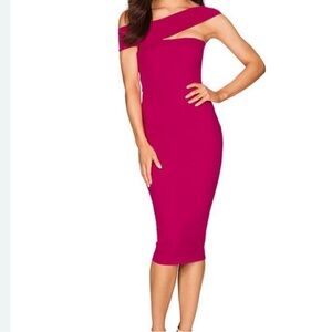 Nookie Dresses | Nookie Tyler Scuba Dress | Color: Pink |